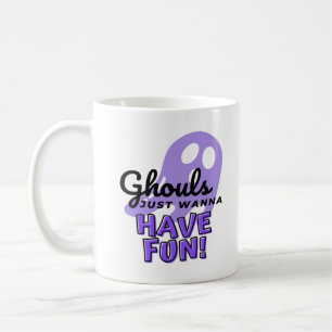 Ghouls Just Wanna Have Fun Sloth Halloween Coffee Mug