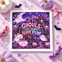 Ghouls Just Wanna Have Fun Spooky Halloween Party