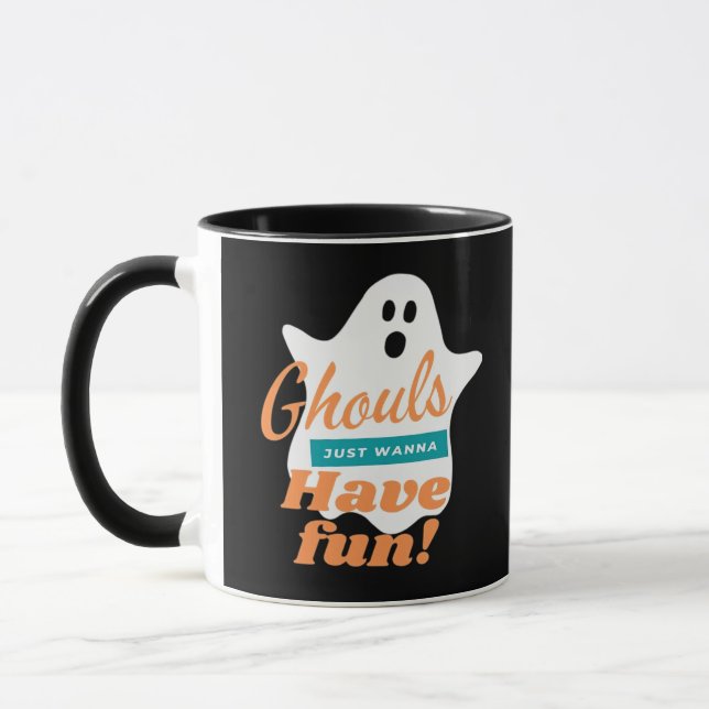 Ghouls Just Wanna Have Fun This Halloween Mug (Left)