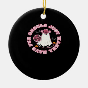 Ghouls Just Wanna Have Fun (Western Style Hallowee Ceramic Tree Decoration