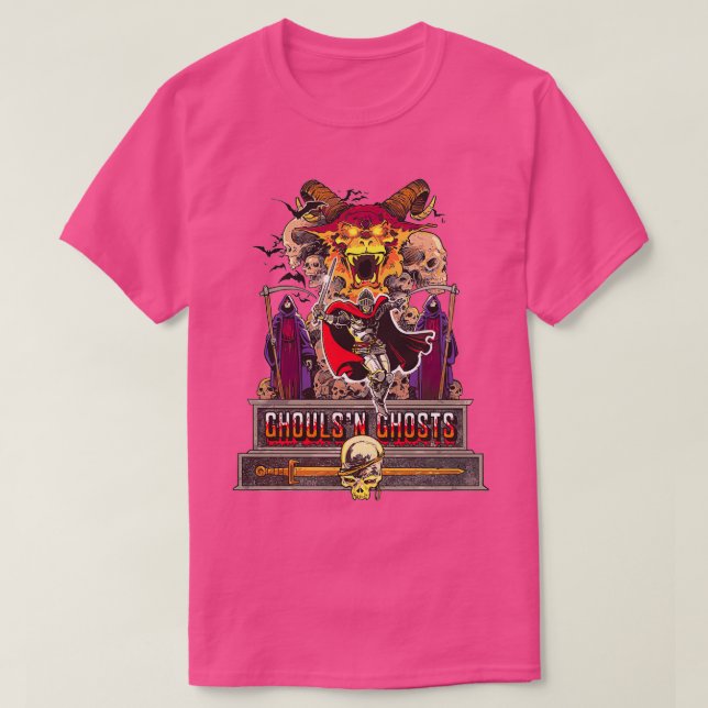 Ghouls n Ghosts T-Shirt (Design Front)
