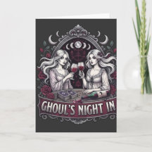 Ghoul's Night In Spooky Wine Tarot Halloween Party