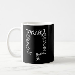 GI Endoscopy Nurse Endo Tech Colonoscopy Map Colon Coffee Mug