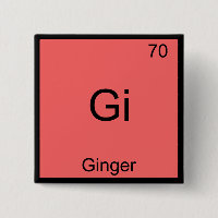 Gi - Ginger Funny Chemistry Element Symbol T-Shirt