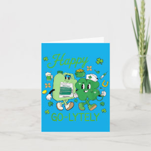 Gi Nurse St Patrick Day Gastroenterology Happy Card
