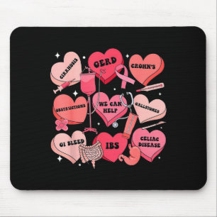 Gi Nurse Valentine Hearts Candy Gastroenterology E Mouse Mat