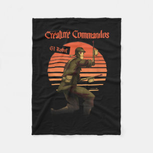 Gi Robot Poster Fleece Blanket