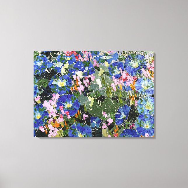Giacometti - Blau Winden Canvas Print (Front)