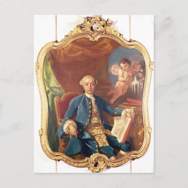 Giacomo Casanova Postcard (Front)