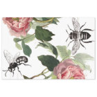 GIan Floral Bee Elements Decoupage Sheet