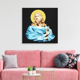 Gian Lorenzo Bernini Bust of Christ 1679 Canvas Print