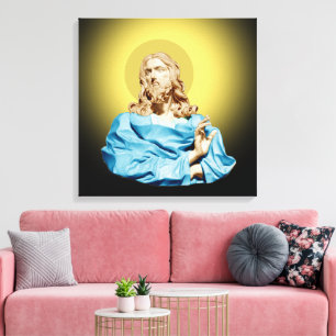 Gian Lorenzo Bernini Bust of Christ 1679 Canvas Print