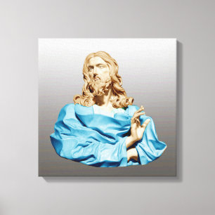 Gian Lorenzo Bernini Bust of Christ 1679 Canvas Print