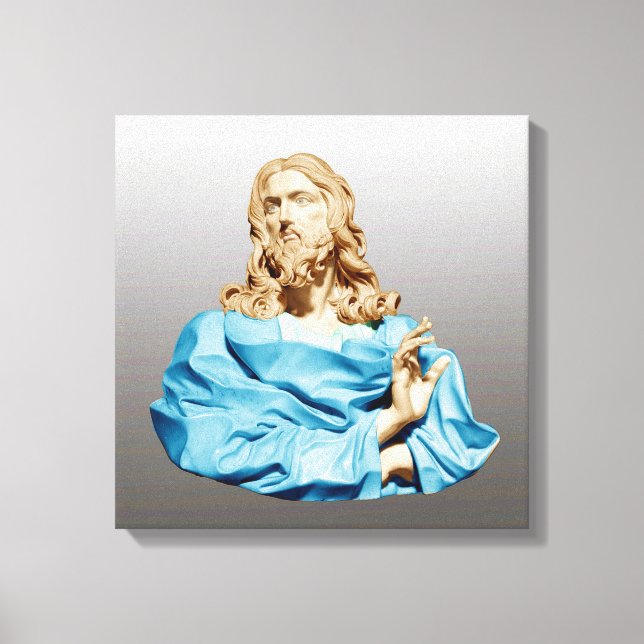 Gian Lorenzo Bernini Bust of Christ 1679  Canvas Print (Front)