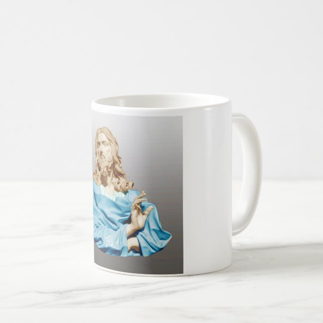 Gian Lorenzo Bernini Bust of Christ 1679  Coffee Mug (Front Right)