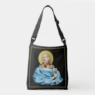 Gian Lorenzo Bernini Bust of Christ 1679  Crossbody Bag