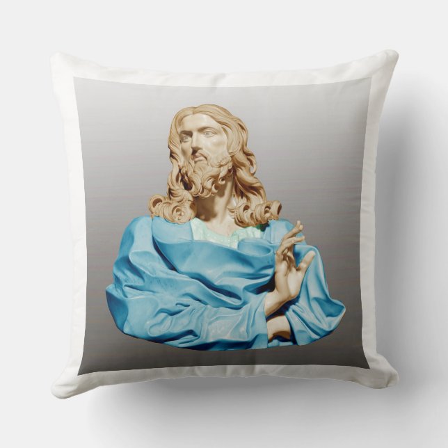 Gian Lorenzo Bernini Bust of Christ 1679  Cushion (Back)