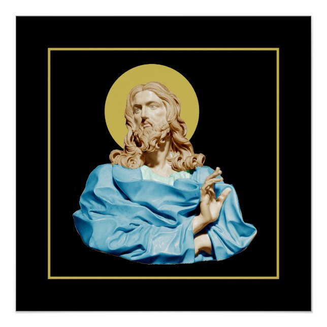 Gian Lorenzo Bernini Bust of Christ 1679  Poster (Front)
