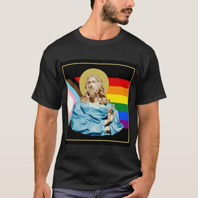 Gian Lorenzo Bernini Bust of Christ 1679 PRIDE  T-Shirt (Front)