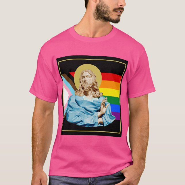 Gian Lorenzo Bernini Bust of Christ 1679 PRIDE  T-Shirt (Front)