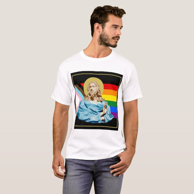 Gian Lorenzo Bernini Bust of Christ 1679 PRIDE  T-Shirt (Front Full)