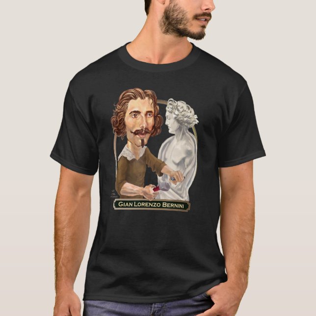 Gian Lorenzo Bernini Sculptur Architect Baroque T-Shirt (Front)
