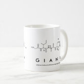 Giana peptide name mug (Front Right)