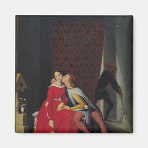 Gianciotto Discovers Paolo and Francesca, 1814 Magnet