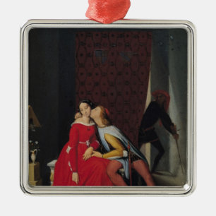 Gianciotto Discovers Paolo and Francesca, 1814 Metal Tree Decoration
