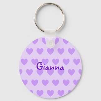 Gianna in Purple Key Ring