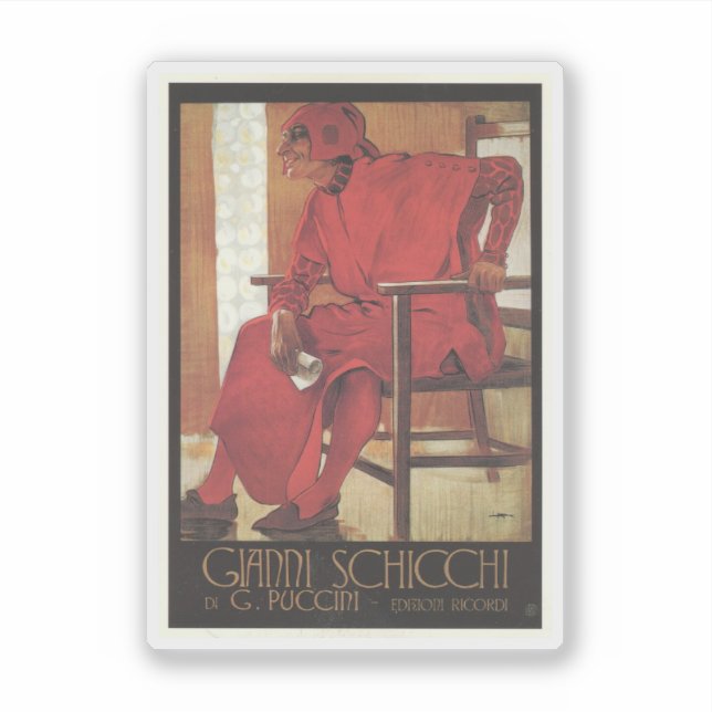 Gianni Schicchi Poster (Puccini) (Front)