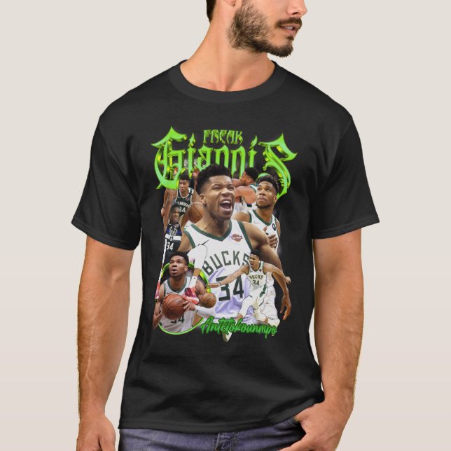 Giannis Antetokounmpo | Basketball Bootleg Tee (Front)