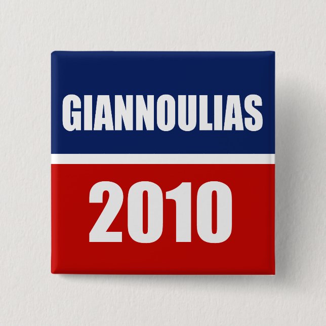 GIANNOULIAS 2010 15 CM SQUARE BADGE (Front)