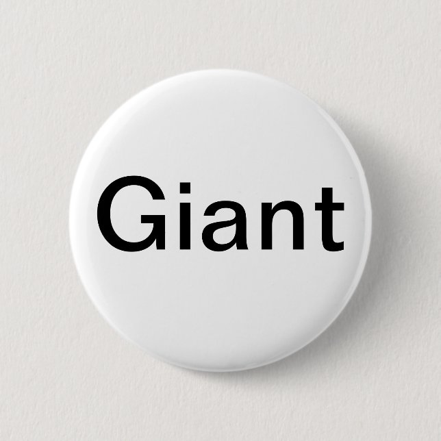 Giant 6 Cm Round Badge (Front)
