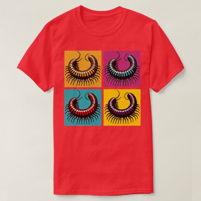 Giant African Millipede Cool Spider T-Shirt (Design Front)