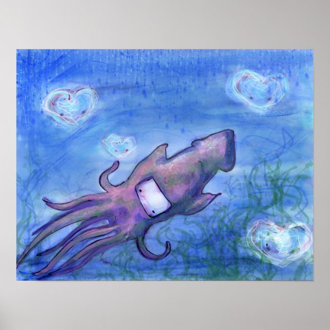 Giant and jellyfish copy poster (Front)