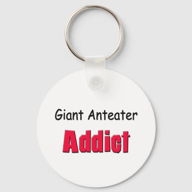 Giant Anteater Addict Key Ring (Front)