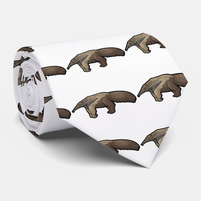 Giant Anteater Tie (Rolled)