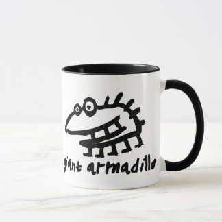 giant armadillo mug