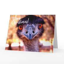 Giant Australian Christmas Card EMU