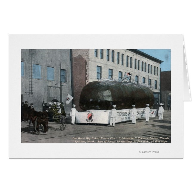 Giant Baked Potatoe Float Scene (Front Horizontal)