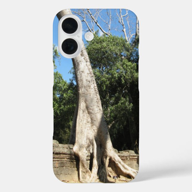 Giant Banyan Tree ... Ta Prohm Temple, Cambodia Case-Mate iPhone Case (Back)
