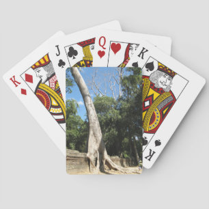 Giant Banyan Tree ... Ta Prohm Temple, Cambodia Playing Cards