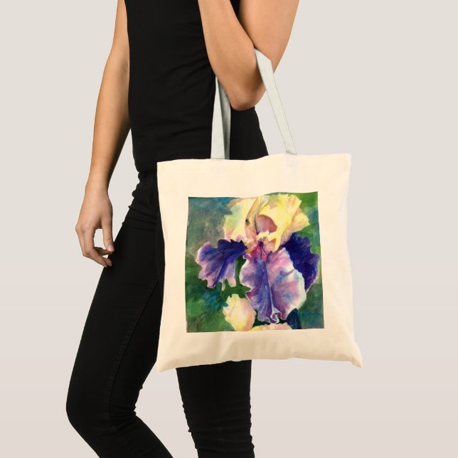 Giant Bearded Iris Tote Bag (Front (Product))