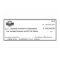 Giant Blank Check for Sweepstakes & Awards