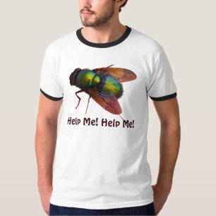 Giant Blow-Fly Funny "Help Me!" T-Shirt