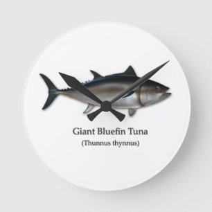 Giant Bluefin Tuna Round Clock