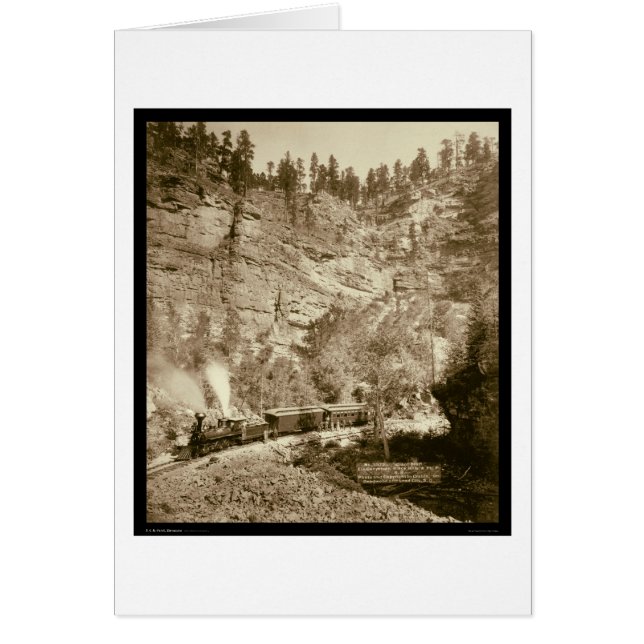 Giant Bluff Train Black Hills SD 1890 (Front)