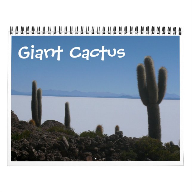 giant cactus 2026 calendar (Cover)