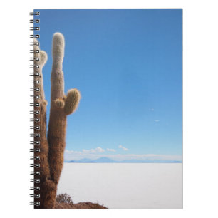 Giant cactus on the Salar de Uyuni notebook